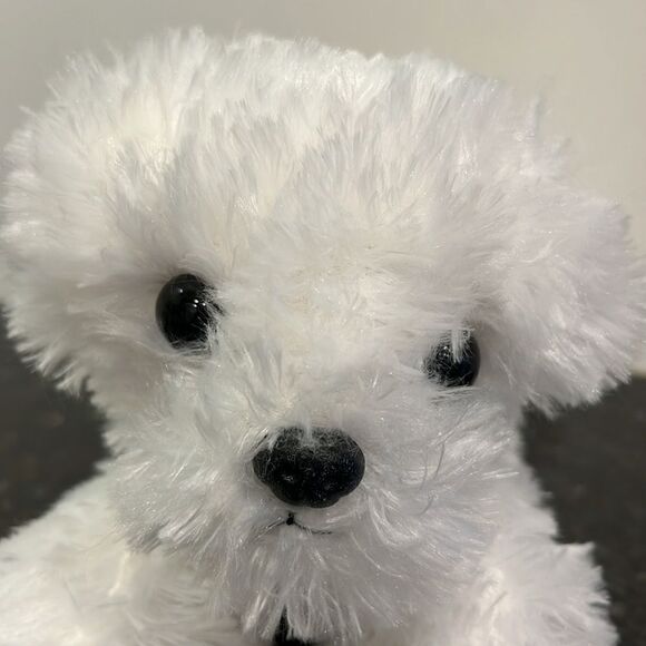 AURORA MINI FLOPSIE 8" PLUSH BICHON FRISE DOG 60466 CUDDLY SOFT TOY TEDDY PUPPY - Picture 3 of 9